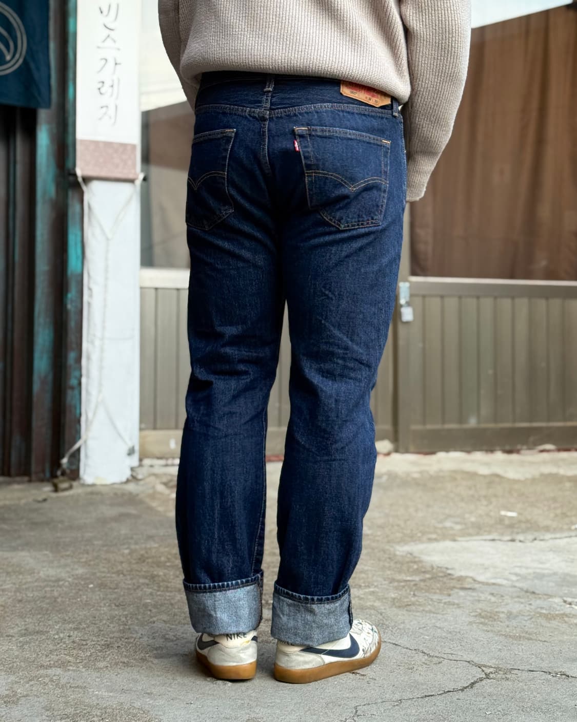 리바이스 501 스트레이트 핏 데님 팬츠 34 상품이미지9