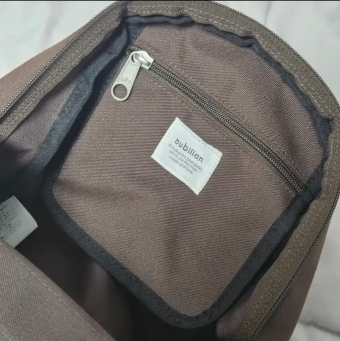 버빌리안 럭키 미니 백팩 브라운 상품이미지3