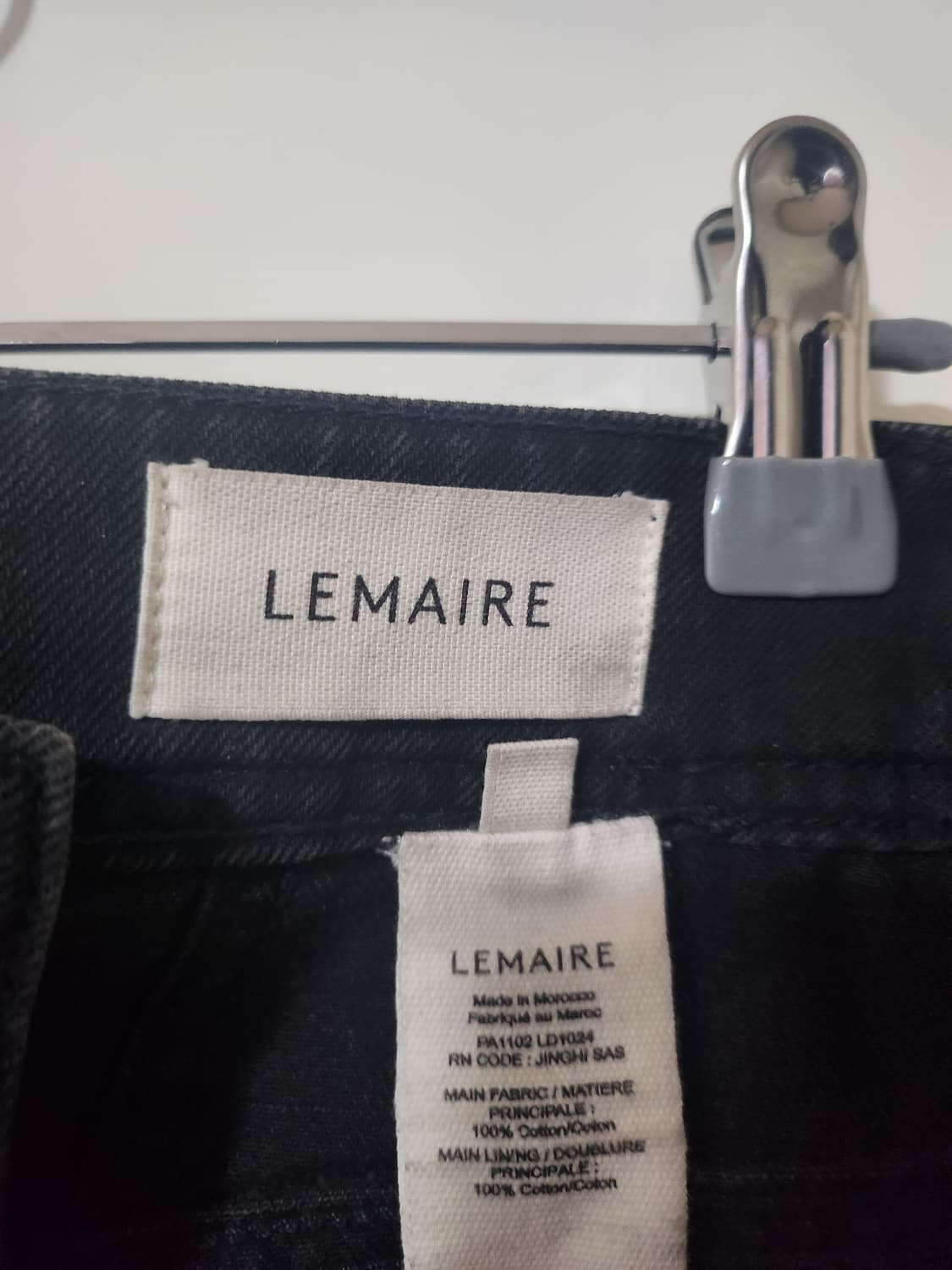 [S] 르메르 24SS 데님 트위스트 워크팬츠 상품이미지9