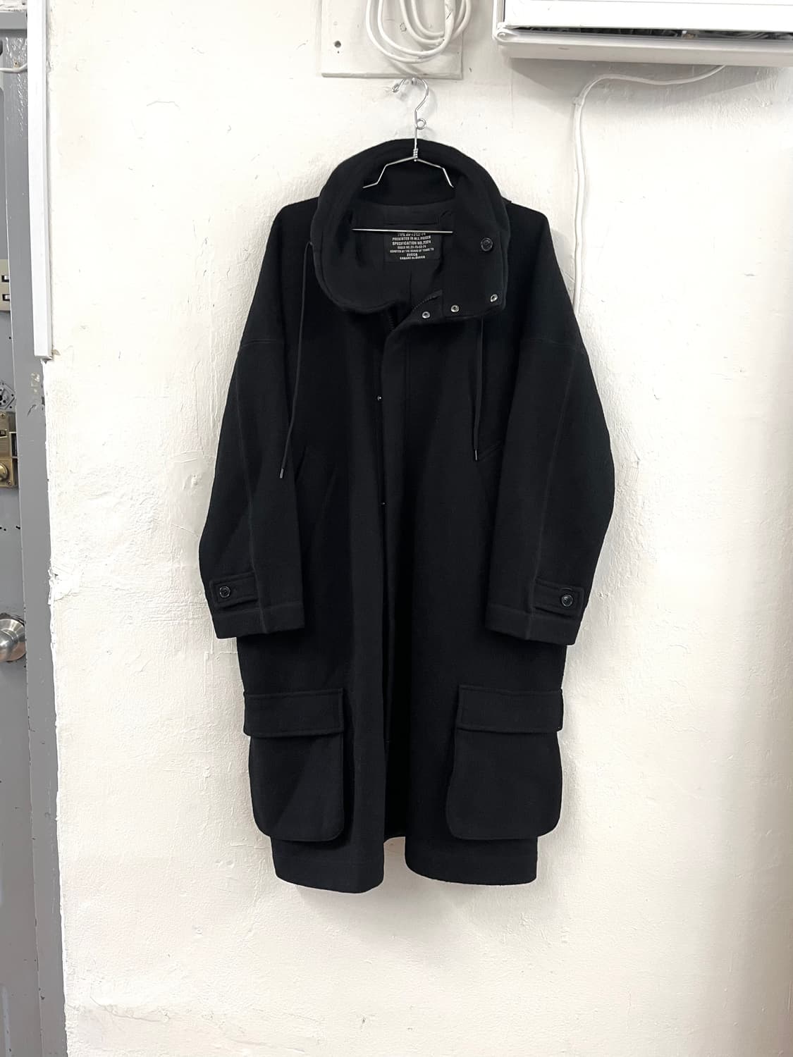 주카 2017AW 울 밀리터리 피쉬테일 코트 상품이미지2