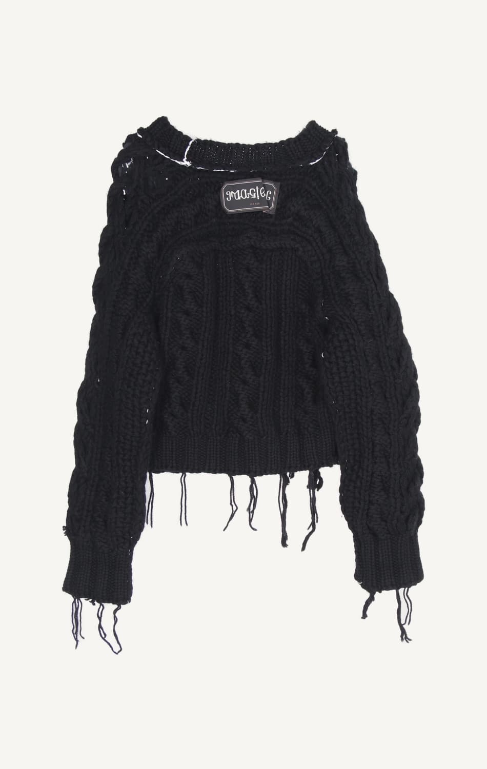 마르지엘라 MM6 로고 패치 니트 상품이미지4