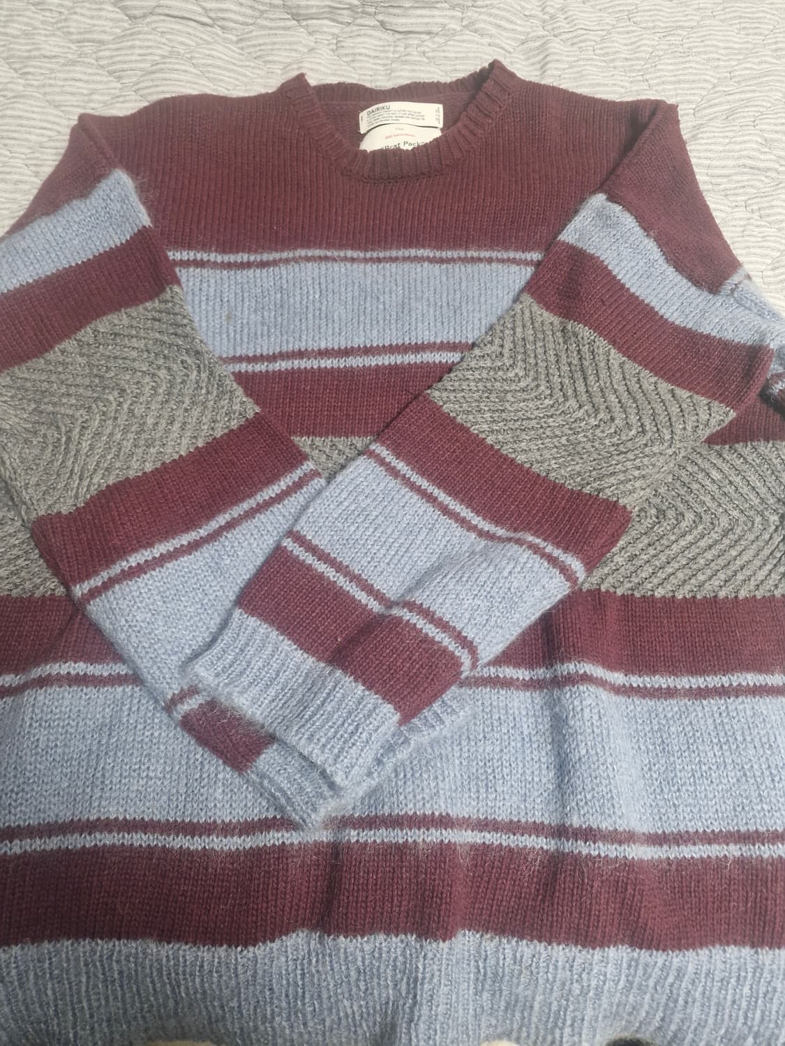 다이리쿠 모헤어 니트 molly border mohair knit 상품이미지2