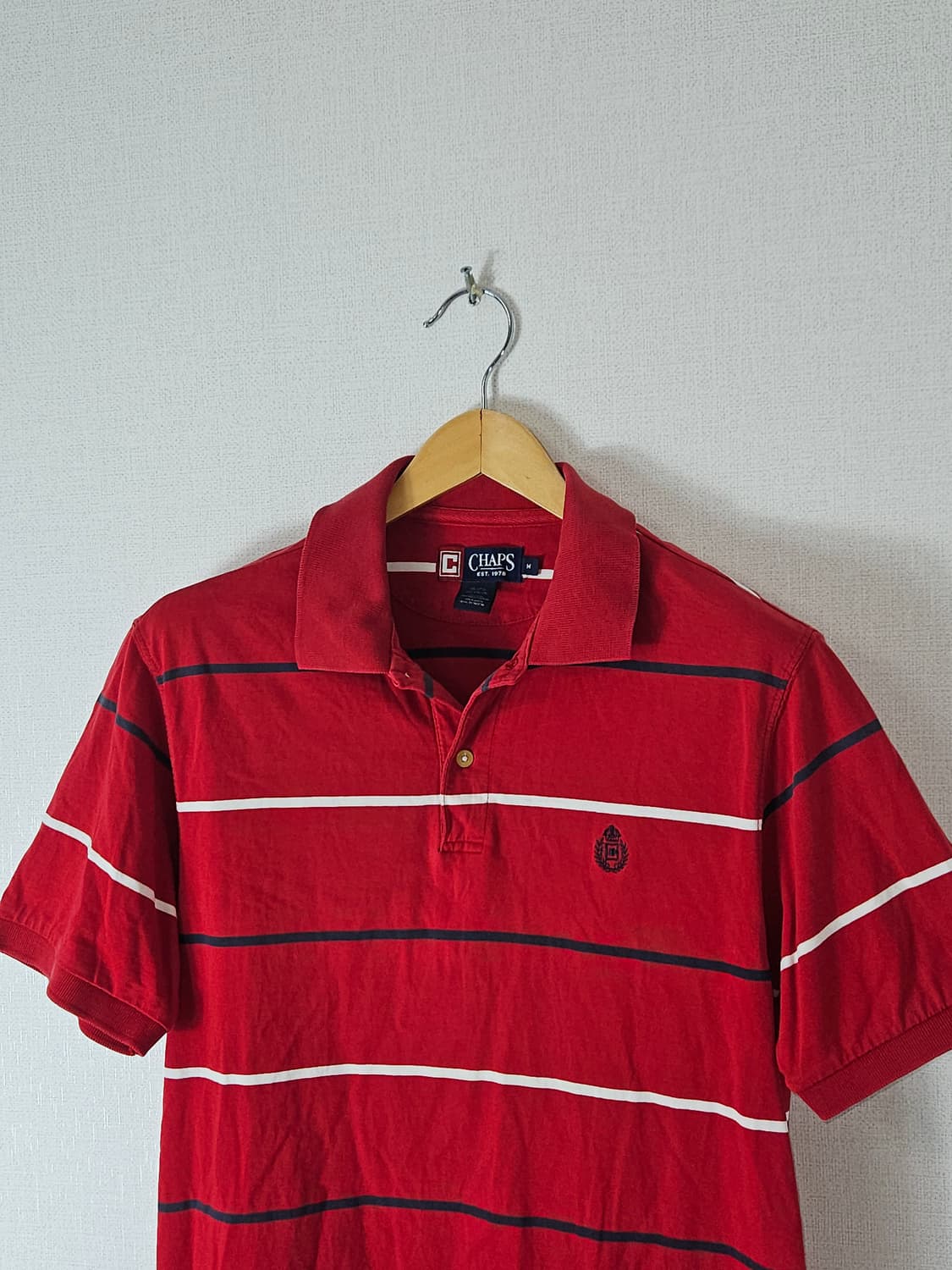 챕스 랄프로렌 카라티 반팔 폴로 피케티 올드스쿨 럭비 M 상품이미지2