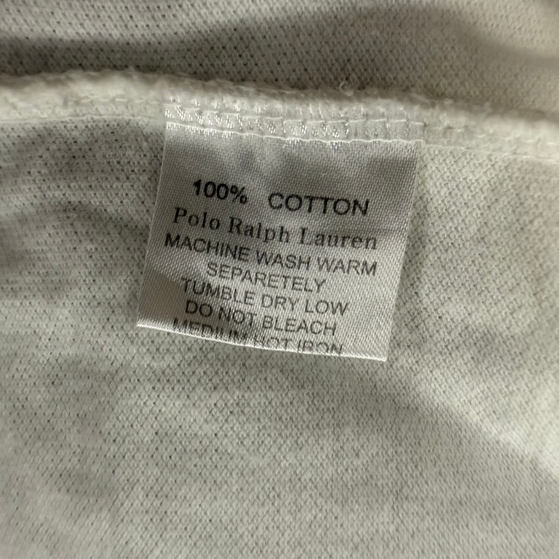 폴로 랄프로렌 치프키프 흰골 화이트 골드 카라 빅포니 반팔티 상품이미지5