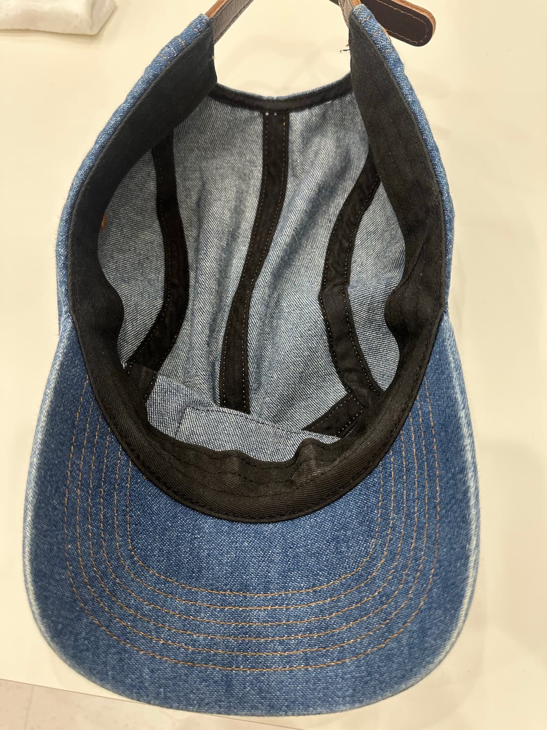 슈프림 워시드 치노 트윌 데님캡 22fw 상품이미지4