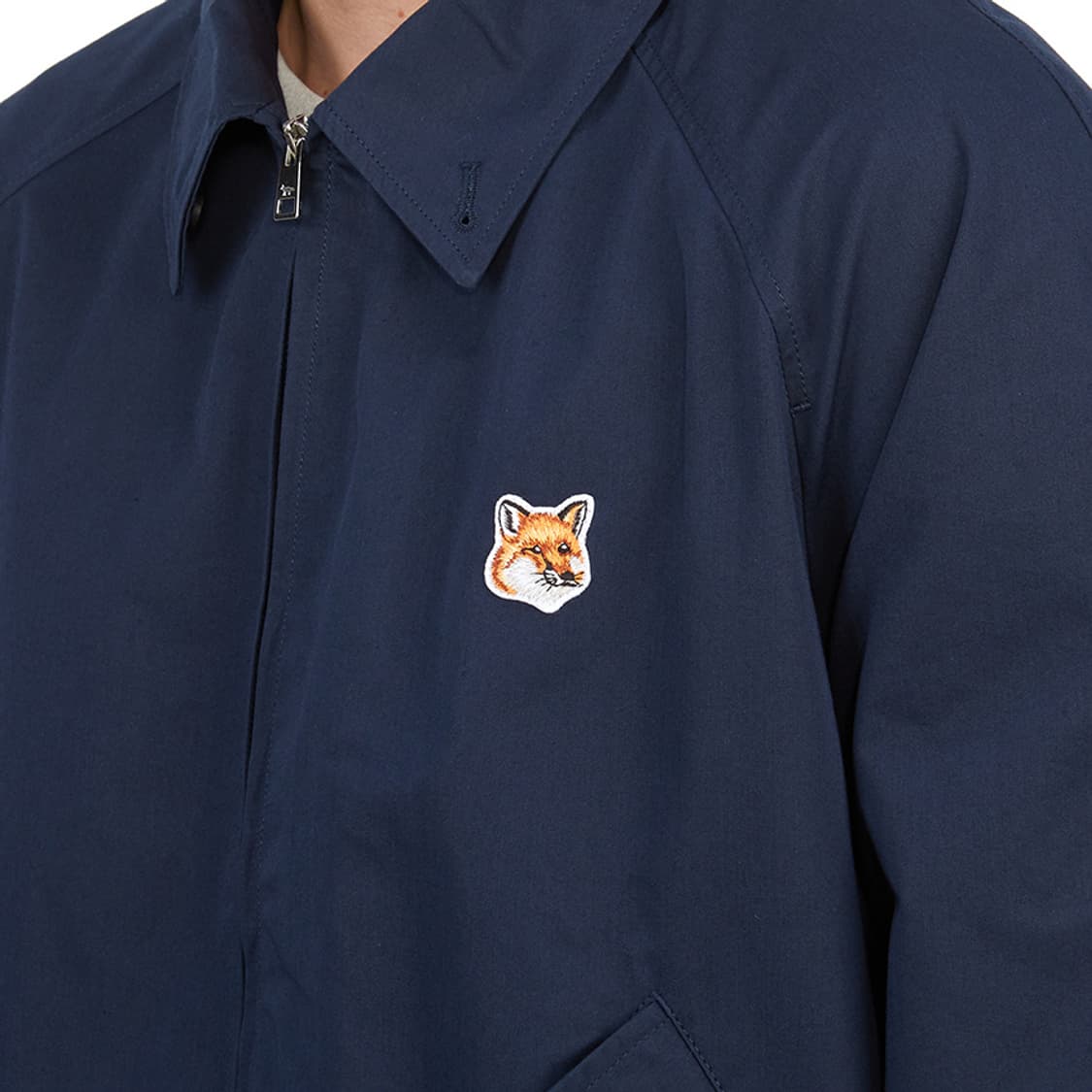 (새상품) 메종키츠네 헤링턴 블루종 자켓 상품이미지7