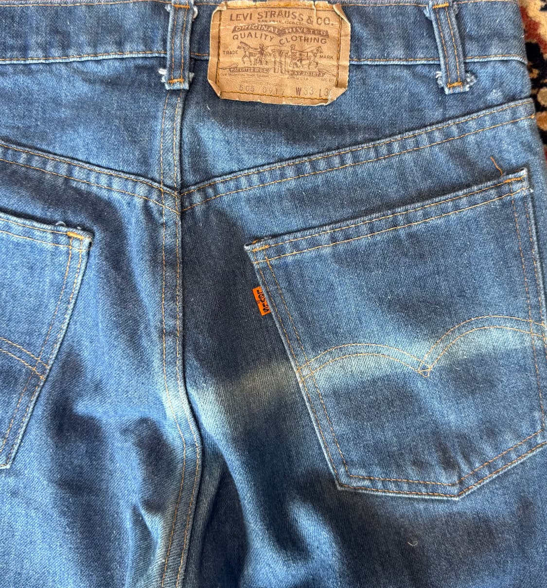 빈티지 리바이스 오렌지탭 505 33(31~) 670 상품이미지3