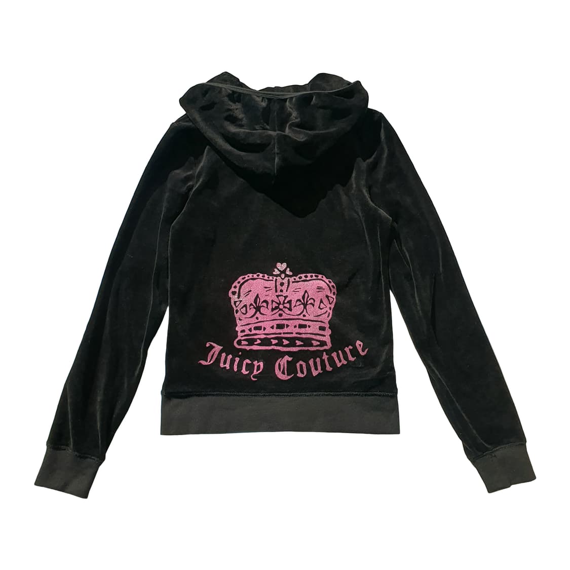 쥬시꾸뛰르(Juicy Couture) 펄 프린팅 벨벳 후드집업(m) 상품이미지1
