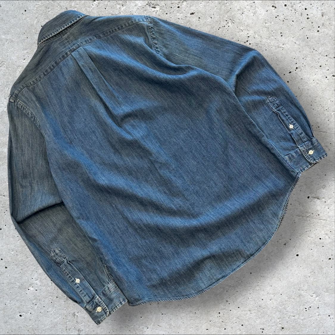 [M] 폴로 랄프로렌 클래식핏 신형 큐알 데님 셔츠 남방 D548 상품이미지2