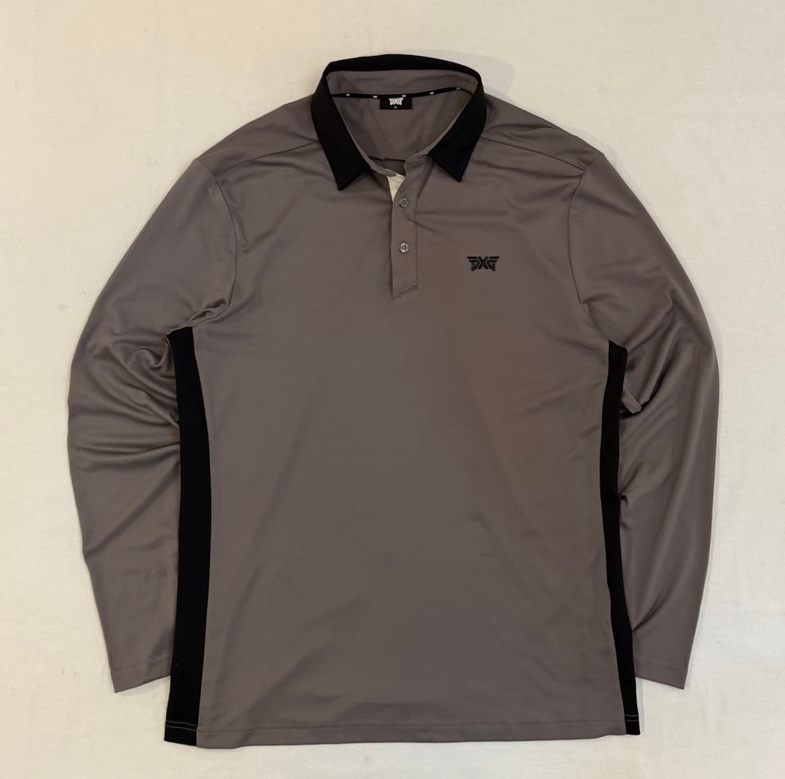 PXG 긴팔 골프 폴로 카라티 그레이 상품이미지1