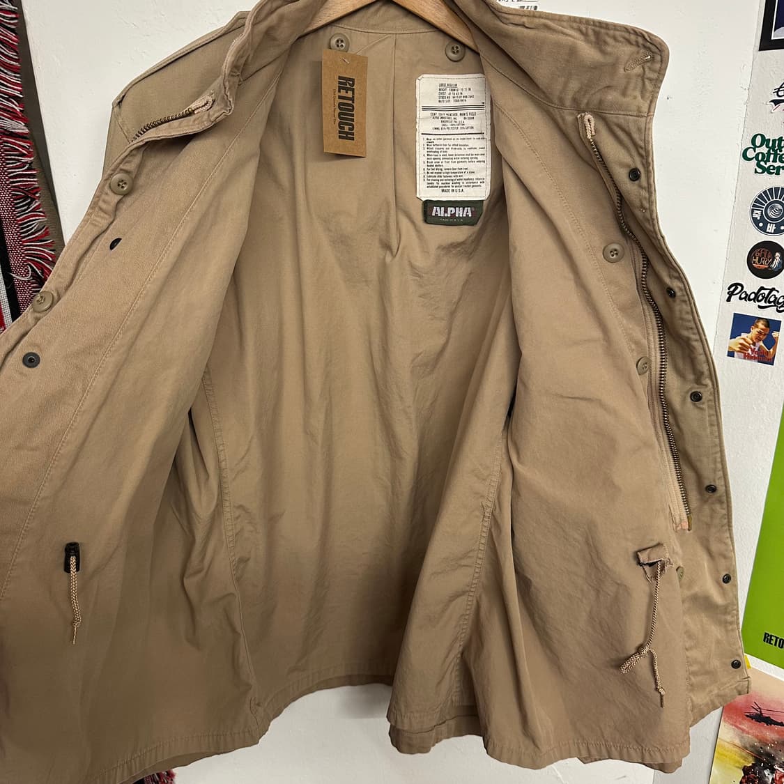 80’s 알파 인더스트리 M65 필드자켓 상품이미지6