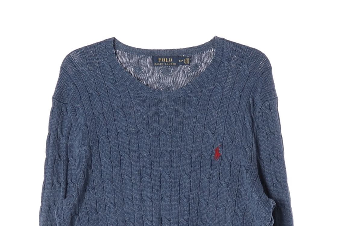 폴로 랄프로렌 실크 케이블 꽈배기 니트 S 상품이미지3