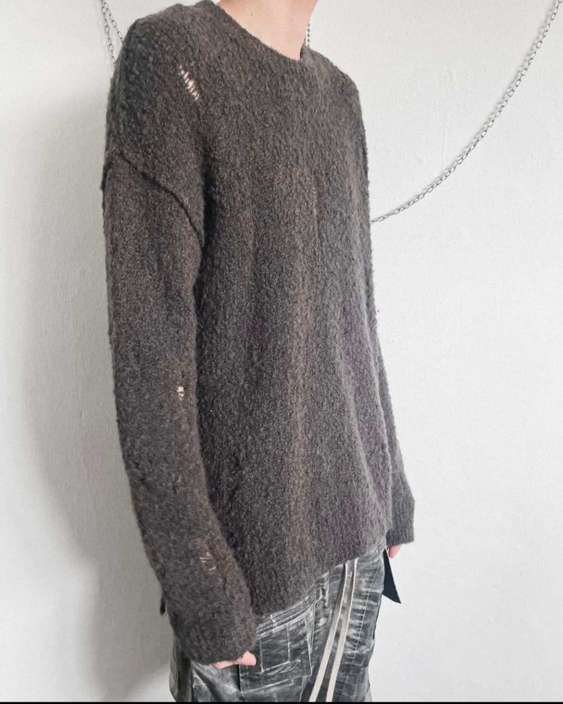 올세인츠 uk 그런지 디스트로이드 니트 상품이미지2