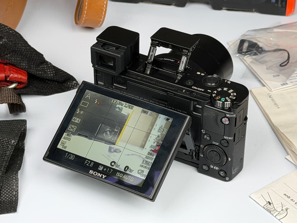 소니 RX100M3 빈티지 레트로 감성 카메라 상품이미지7