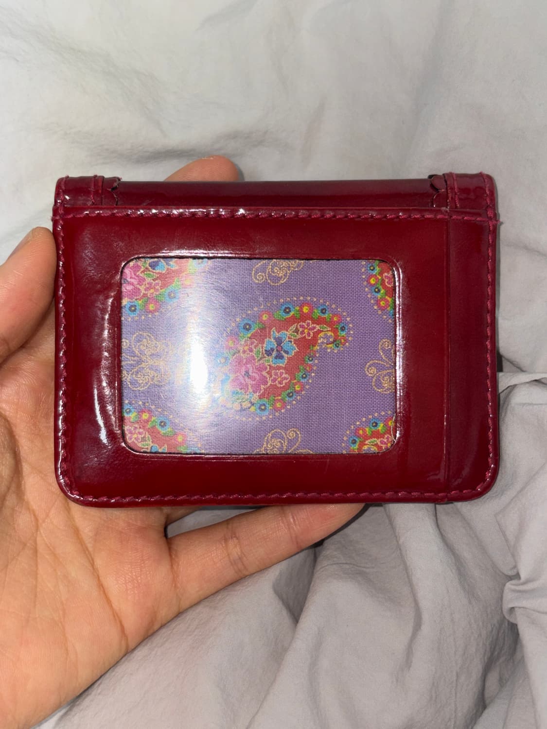 안나수이 빈티지 지갑 ~ 와인 나비 상품이미지2