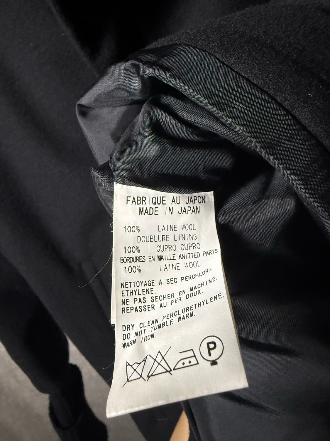 Y’s Yohji Yamamoto Wool Short Jacket  상품이미지4