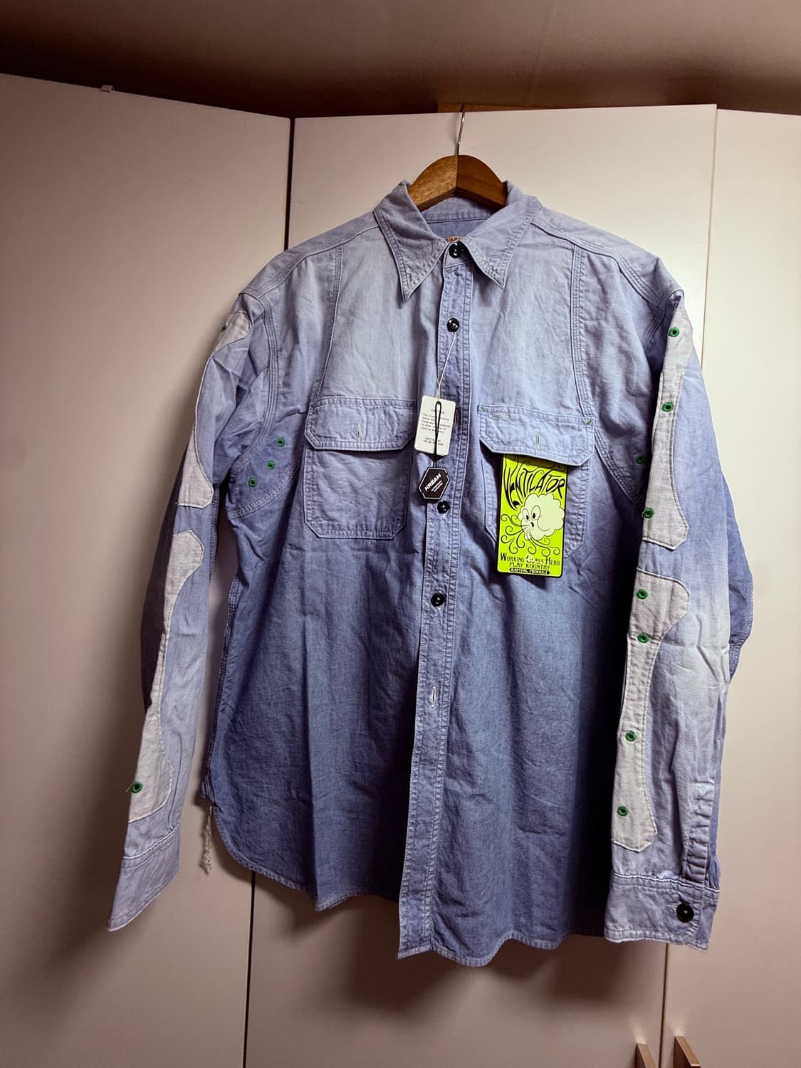 캐피탈 샴브레이 투톤 본패치 4사이즈 상품이미지1