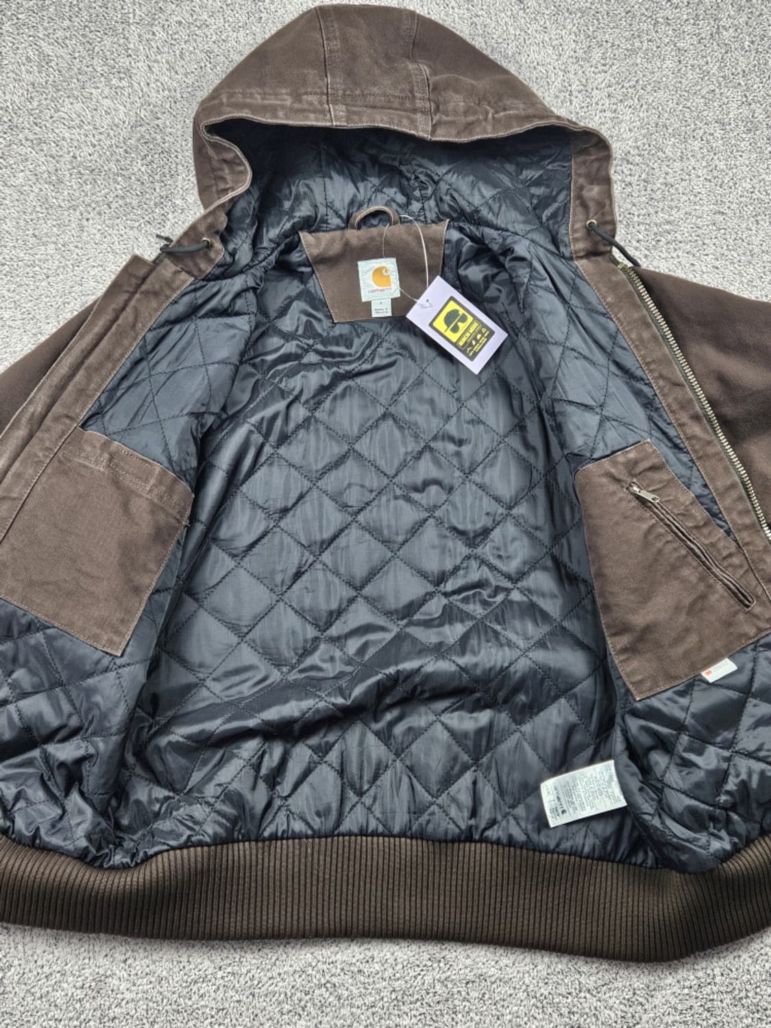 칼하트 덕 캔버스 액티브 후드 워크 자켓 ( S ) / 10254 상품이미지10