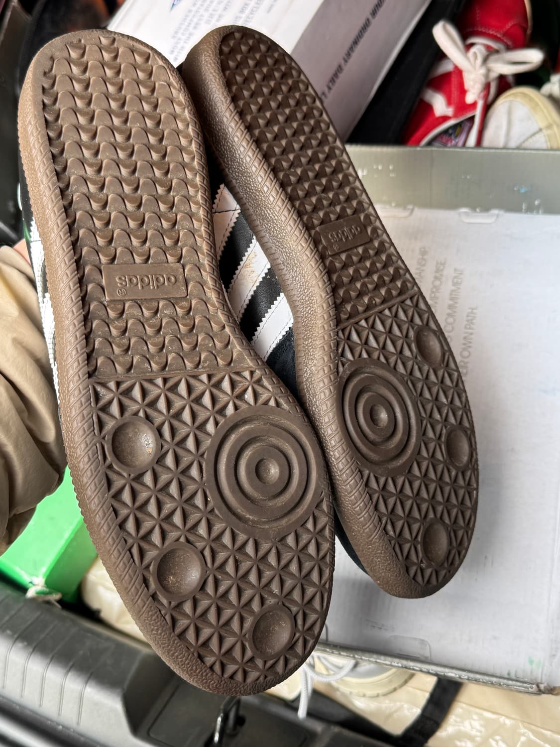 아디다스 삼바 레더 코어 블랙 상품이미지5