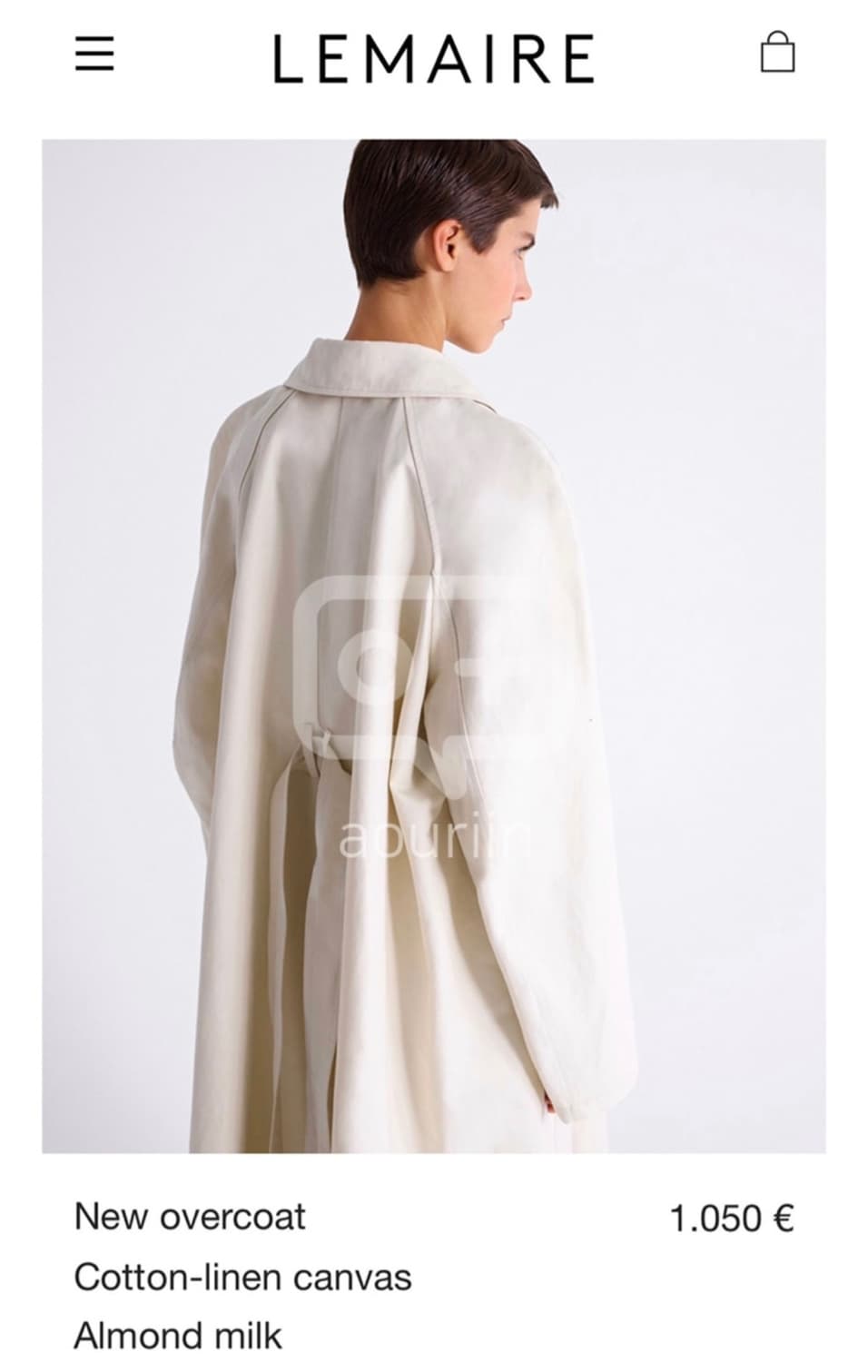 르메르 트렌치코트 34 상품이미지1