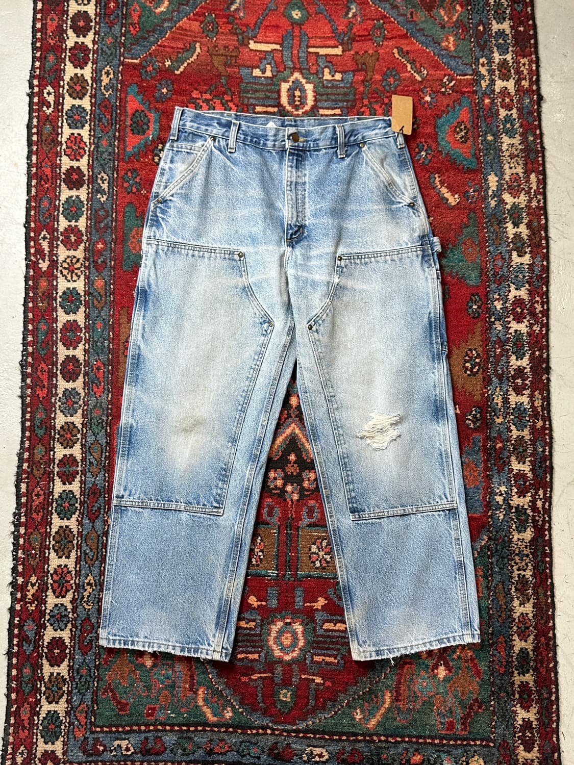 OG 칼하트 데님 더블니 팬츠 칼하트 B73 썩블니 상품이미지1