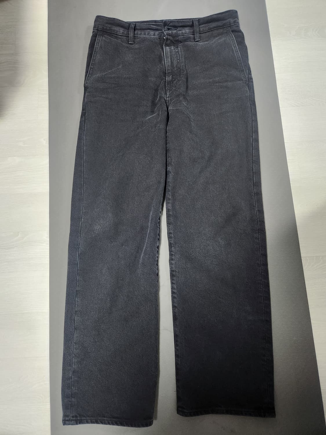 26시즌 포터리 스트레이트진 블루블랙 1사이즈 상품이미지1