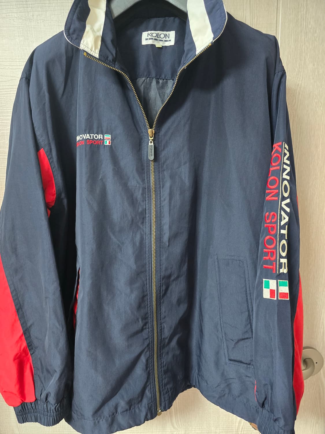 코오롱 스포츠 이노베이터 자켓 네이비/레드 상품이미지10