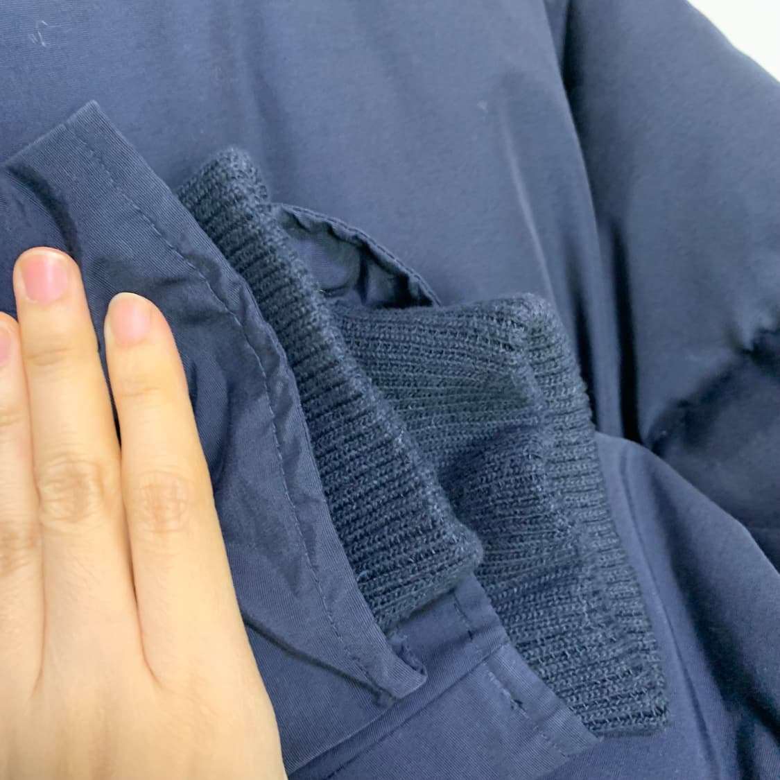 울리치 네이비 다운 패딩 점퍼 빈티지 남성 L 상품이미지4