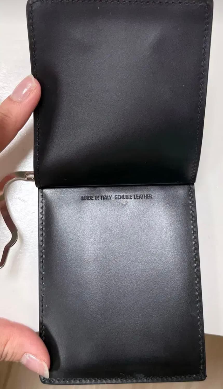 메종마르지엘라 트라이폴드 머니 클립 지갑 (블랙) 상품이미지4