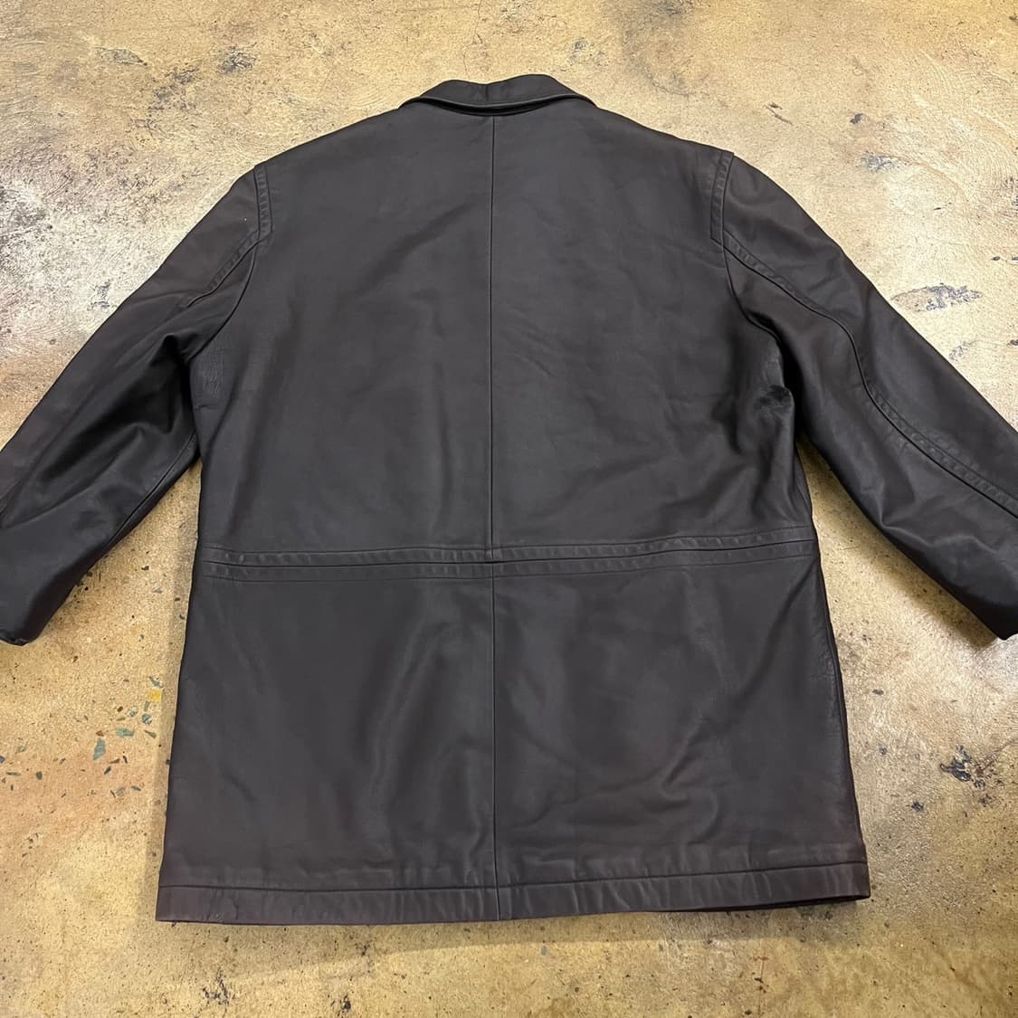 [정품/100] 빈티지 양가죽 코트 b16 상품이미지4