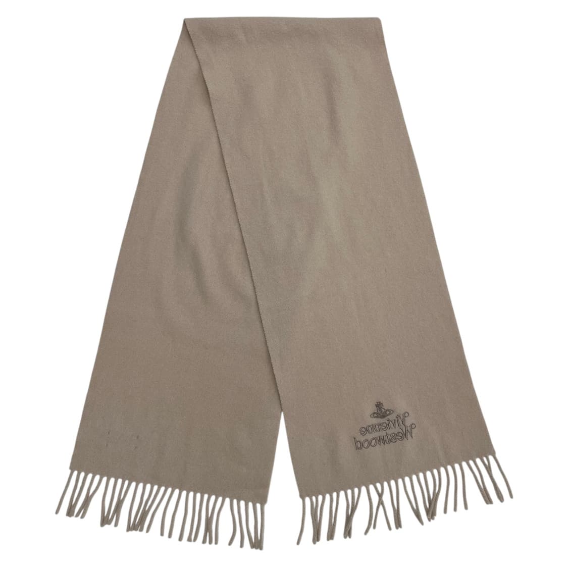 비비안웨스트우드 연베이지 울 머플러 상품이미지4