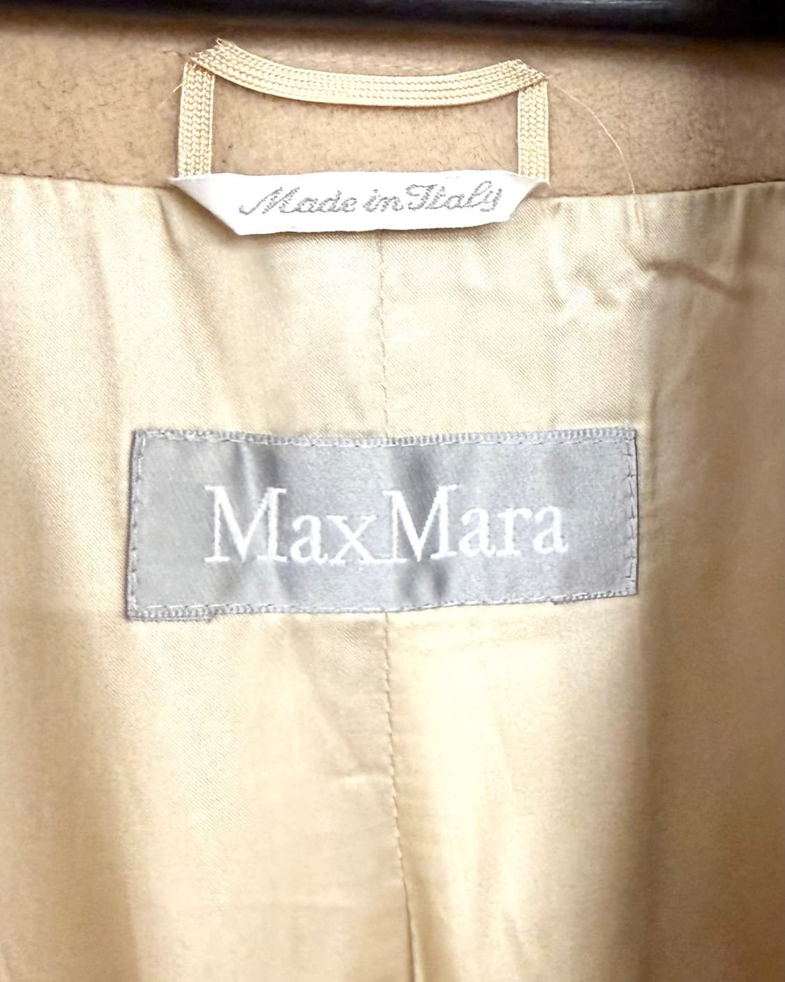 막스마라 카멜 버진울 롱코트 상품이미지7