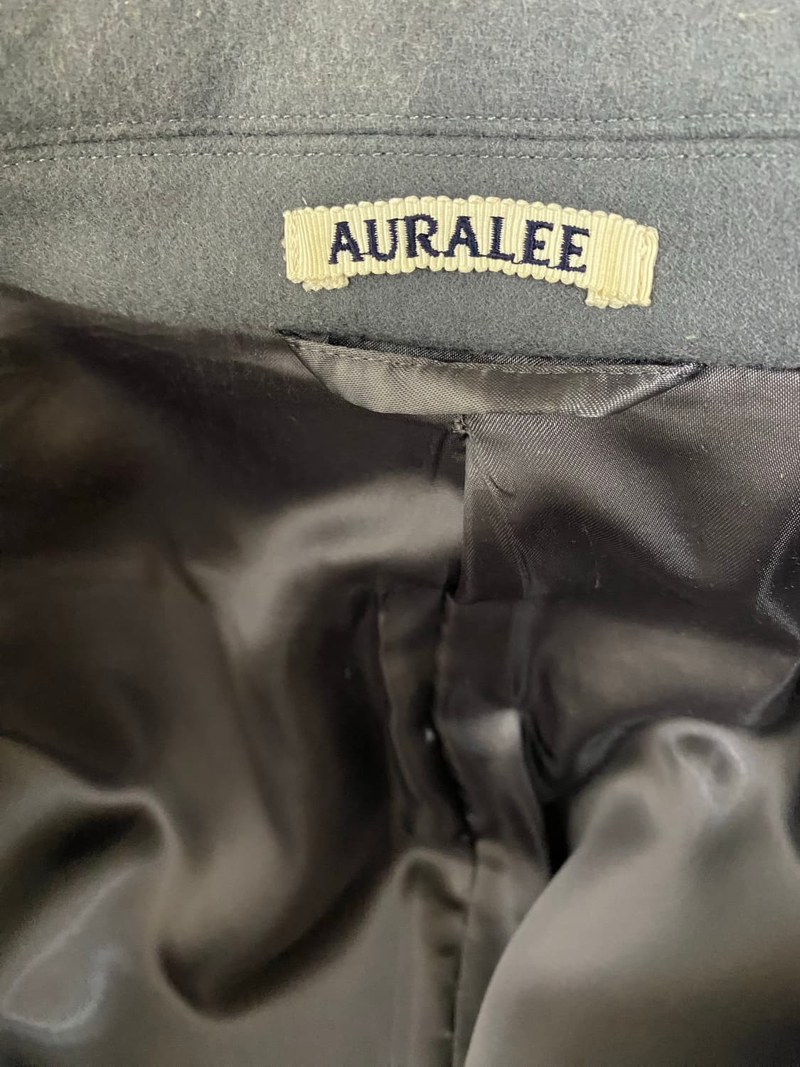 오라리 AURALEE 시티그레이 울 오버코트 상품이미지3