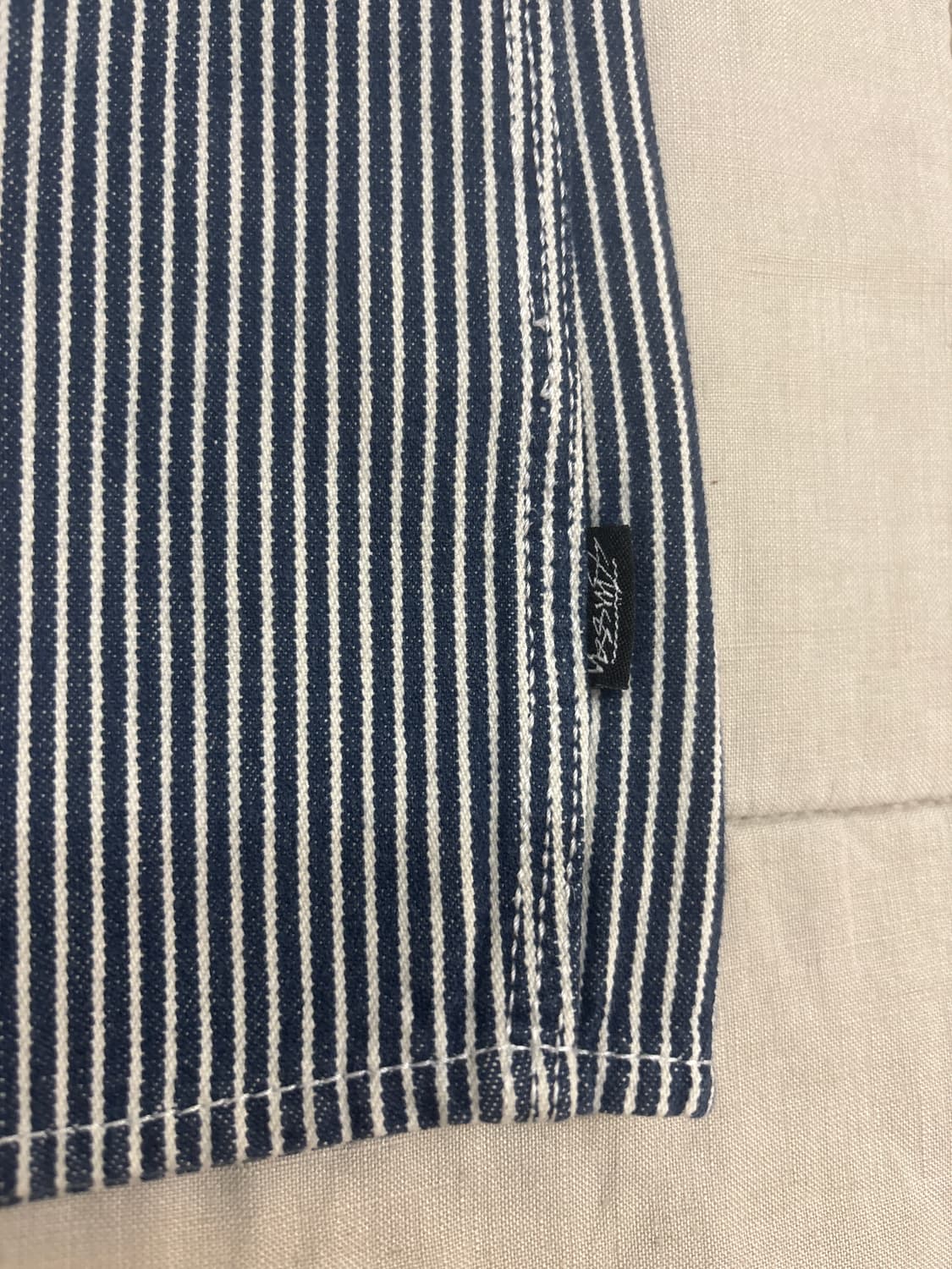스투시 도톰면 스트라이프 셔츠 M 상품이미지5