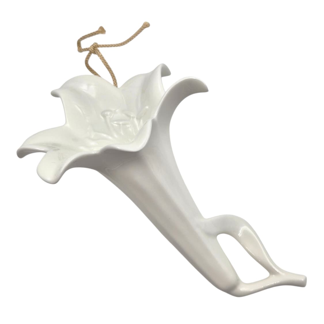 80s 나루미 본차이나 백합 벽걸이 꽃병 상품이미지2