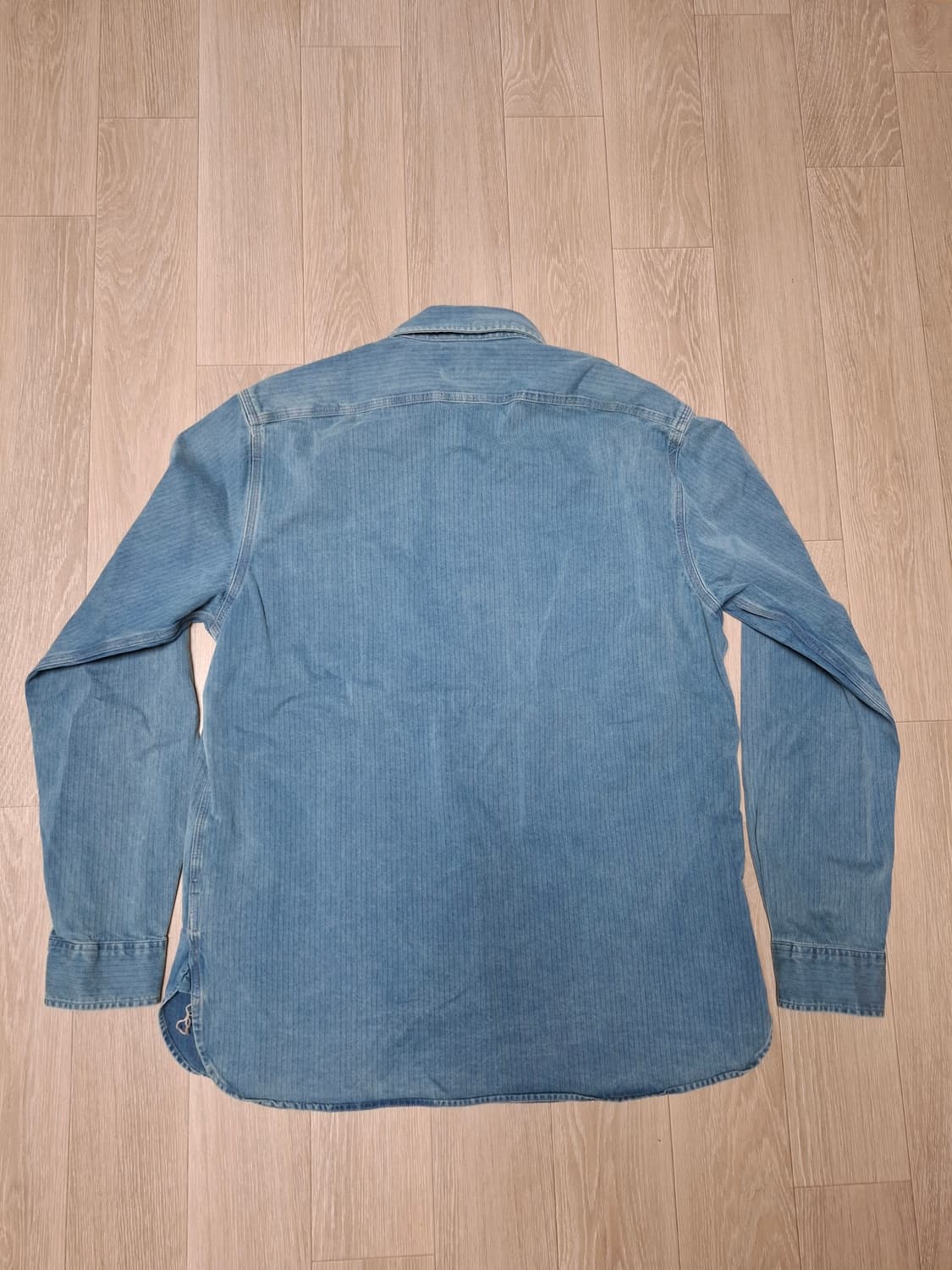 L 더블알엘 인디고 헤링본 트윌 워크 데님 셔츠 남방 상품이미지9