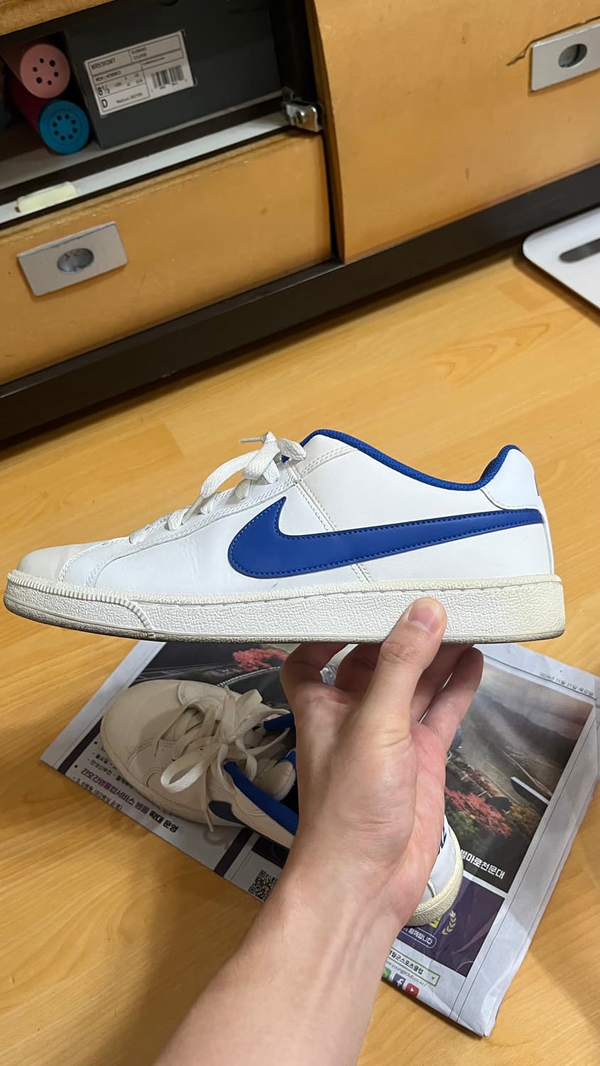 나이키 코트 로얄 (Nike Court Royale) 화이트/게임 로얄 상품이미지9