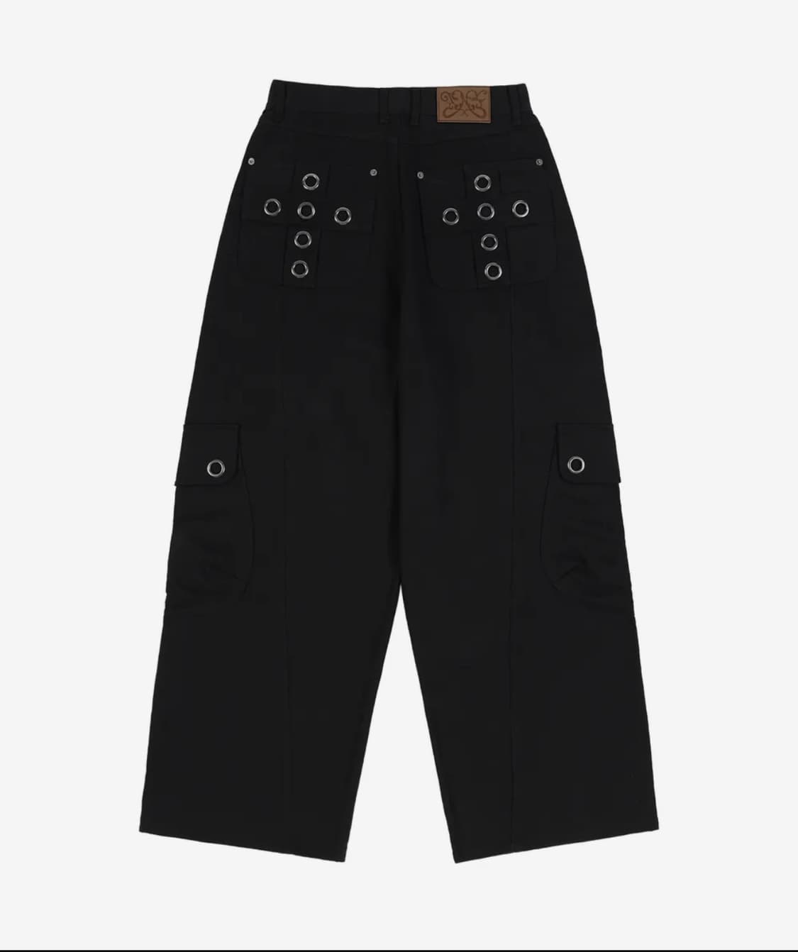 팬시클럽 크로스 포켓 카고 팬츠 블랙 2 상품이미지3