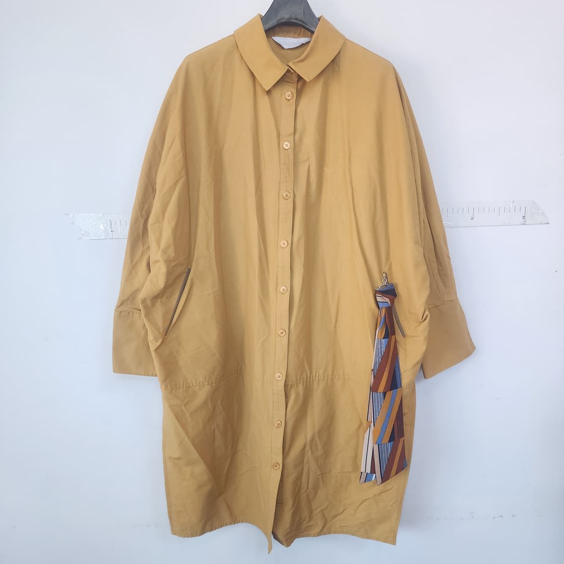 발렌시아 롱 셔츠 원피스 상품이미지1