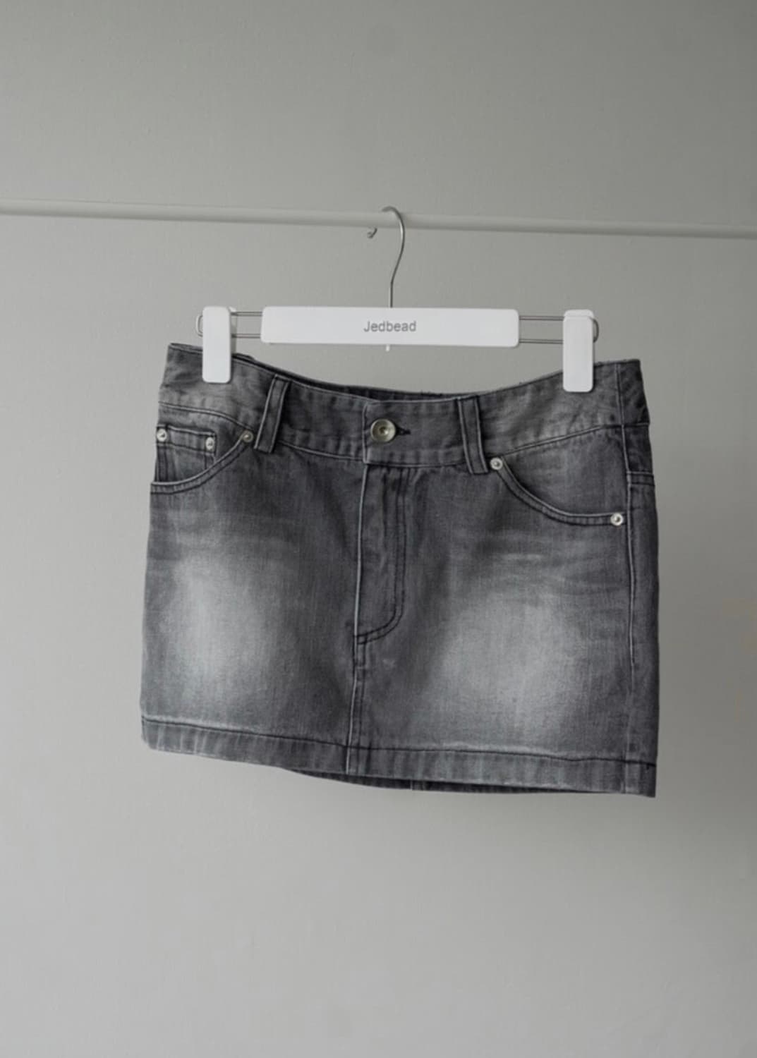 제드비드 로우웨이스트 스커트 그레이 S 상품이미지1