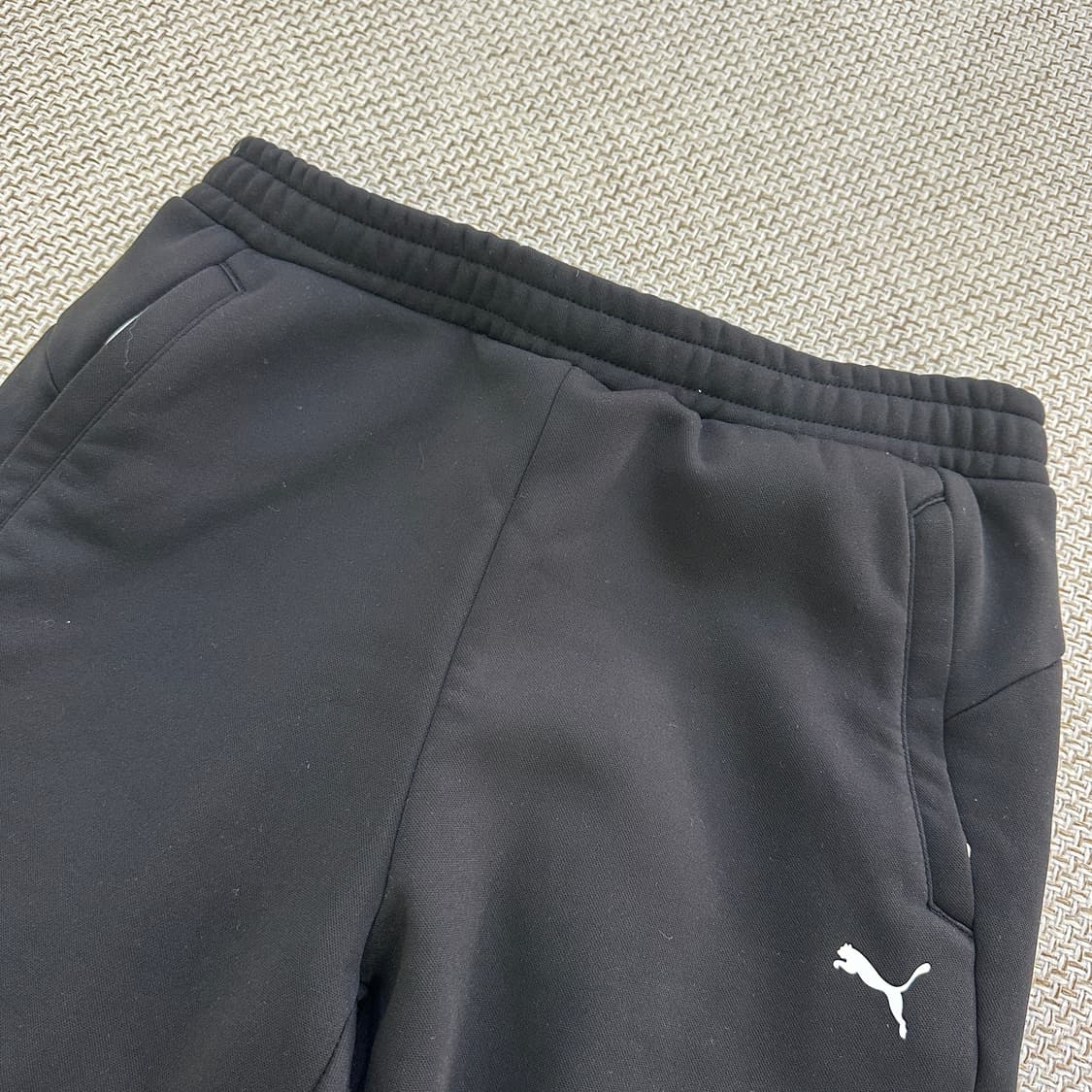 S 푸마 블랙 트레이닝 기모 팬츠 0331D 상품이미지2