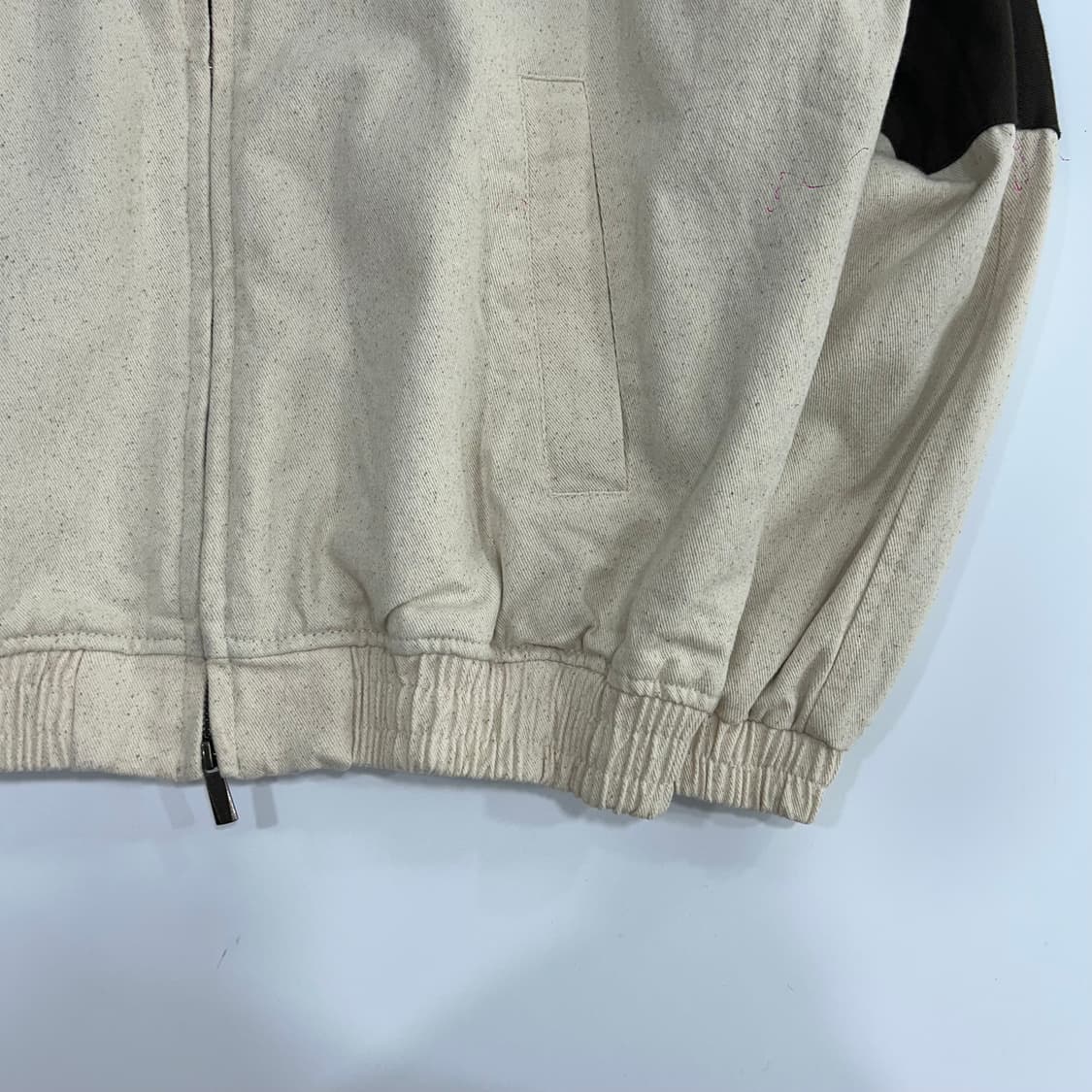 1993studio 1993스튜디오 2-way 브라운 레이싱 코튼 자켓 상품이미지6