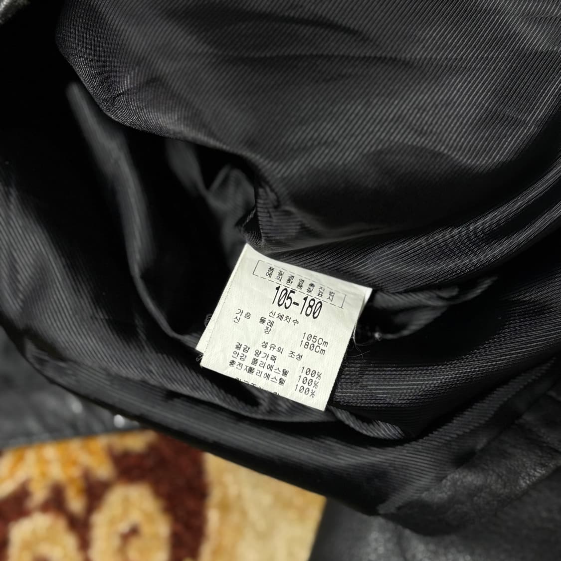 Lambskin car coat (XL) 상품이미지5