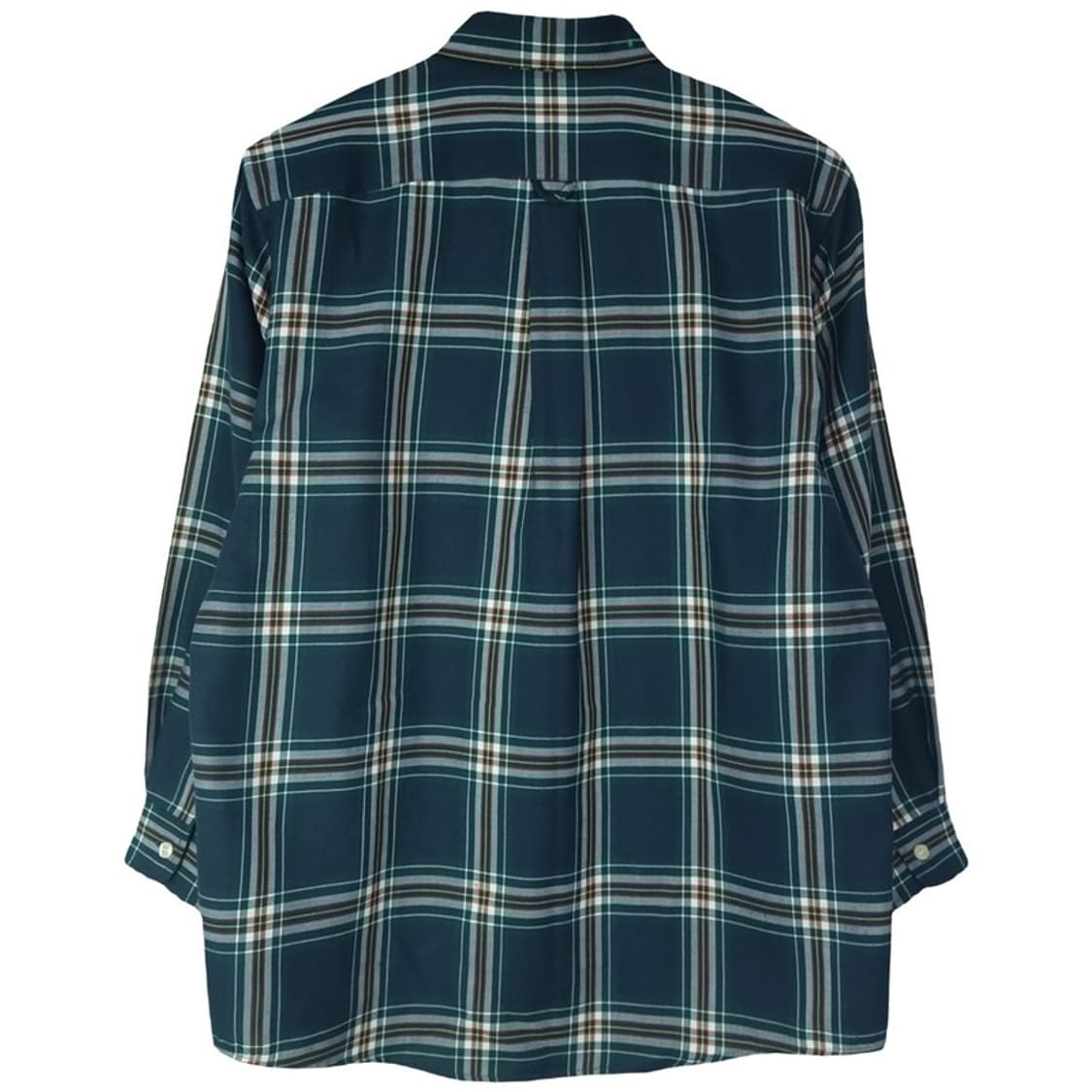 [라코스테] 서광 로고 패치 빈티지 7부 소매 체크 셔츠 M18338 상품이미지3