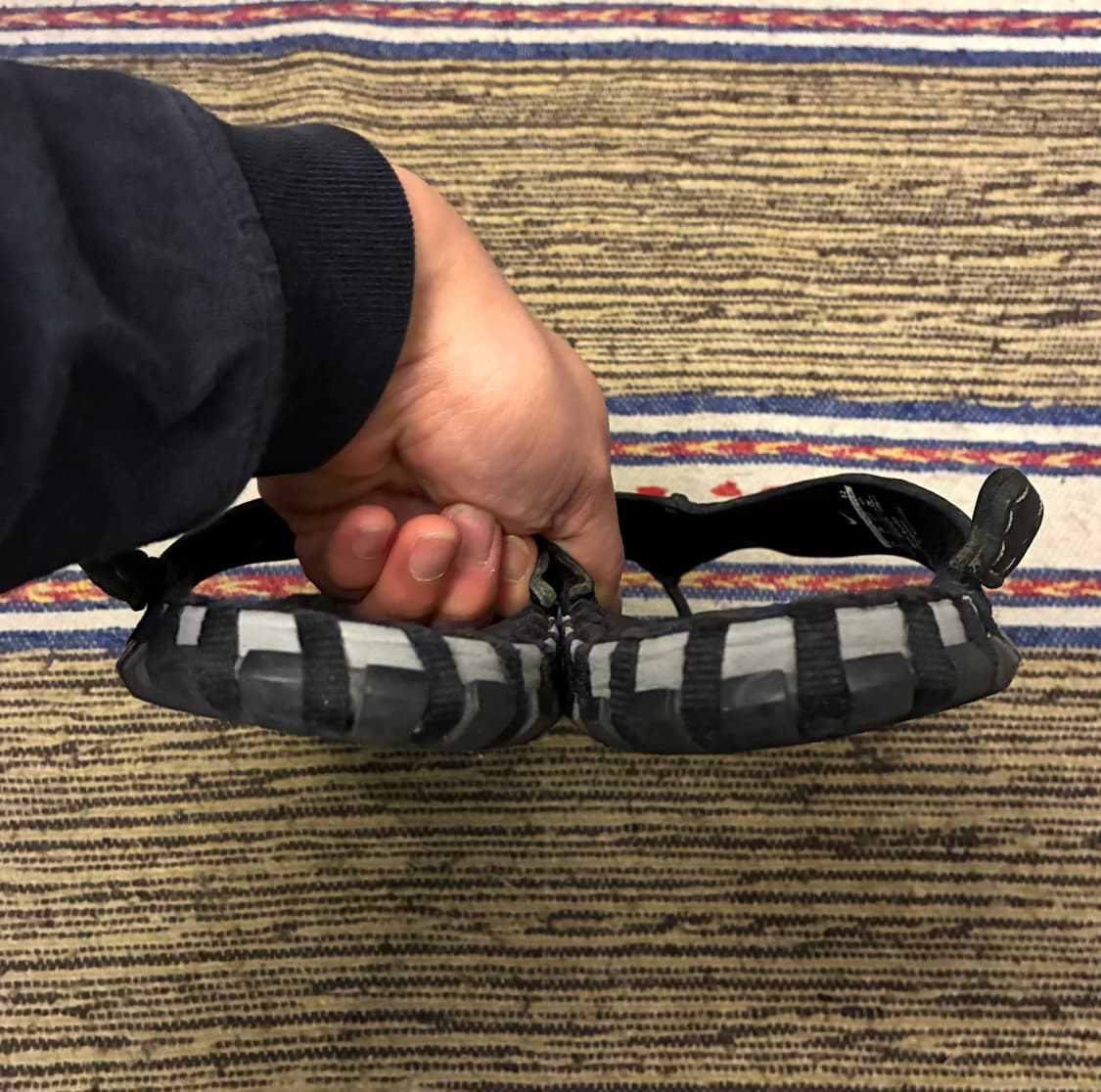 (260~270)나이키 ACG 사이더윈더2 우븐 쪼리 슬리퍼 블랙 상품이미지7