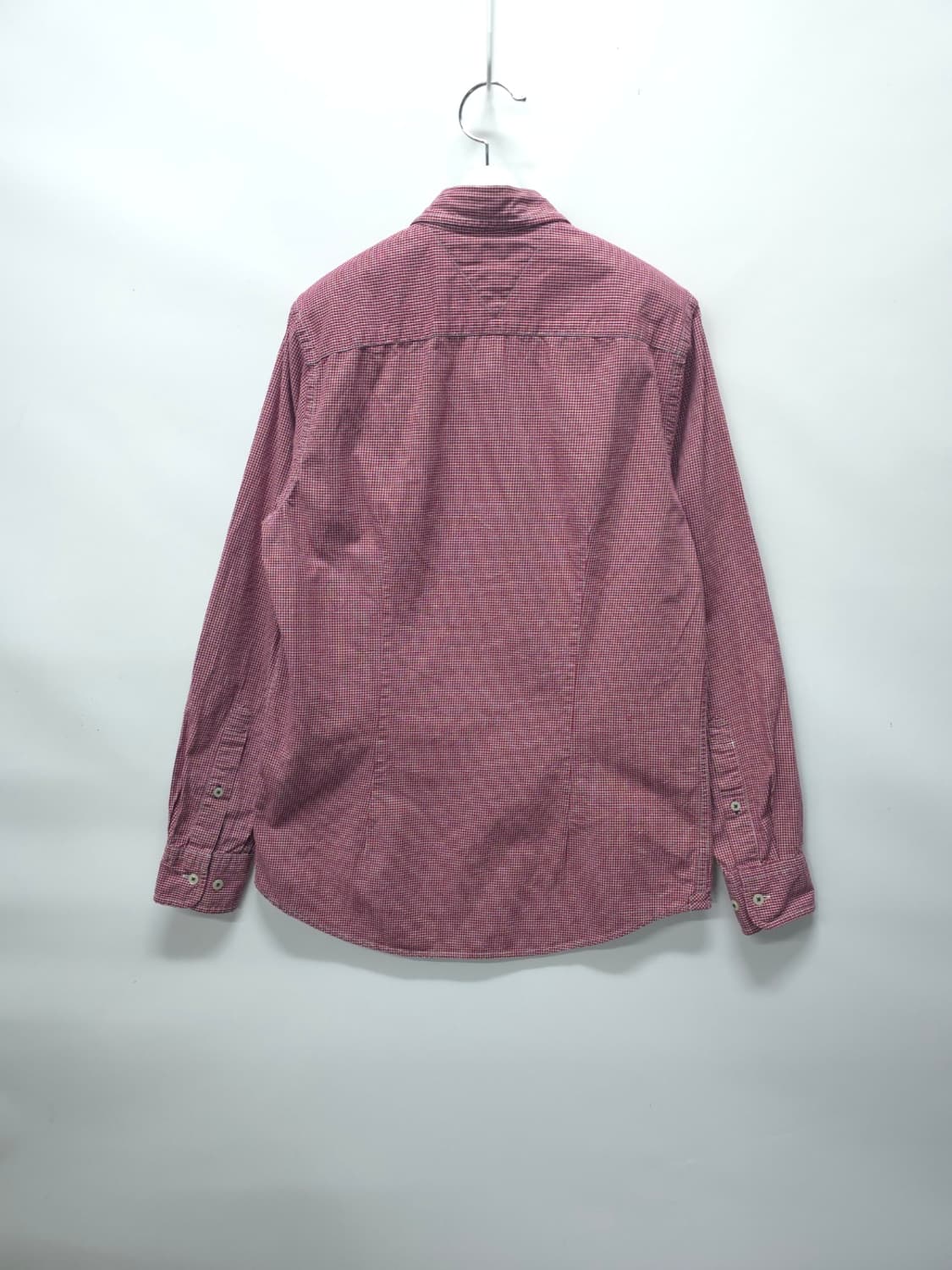 ​타미힐피거 여성 레드 체크 긴팔 셔츠 (슬림핏 S) 상품이미지6