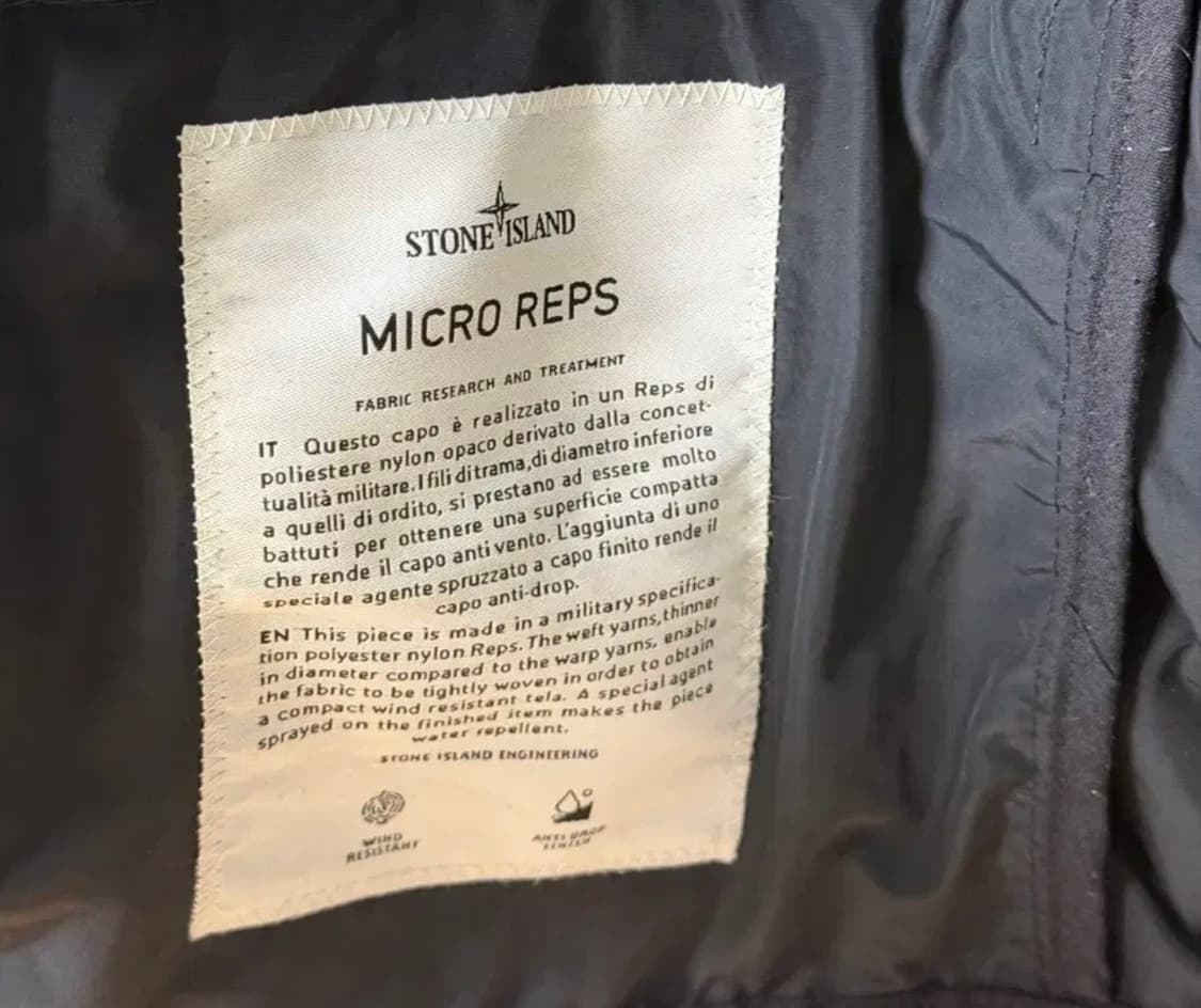 스톤아일랜드 마이크로랩스 자켓 네이비 S 상품이미지2