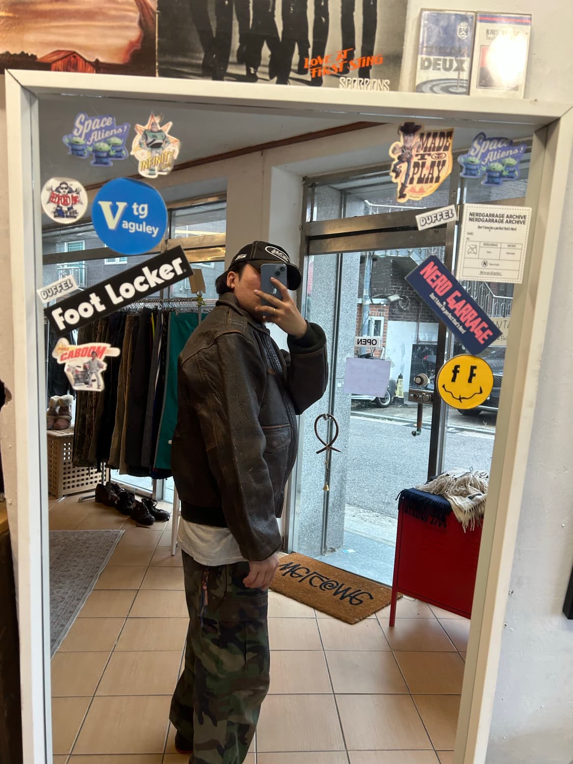 90‘s Avirex 아비렉스 A-2 레더자켓 상품이미지10