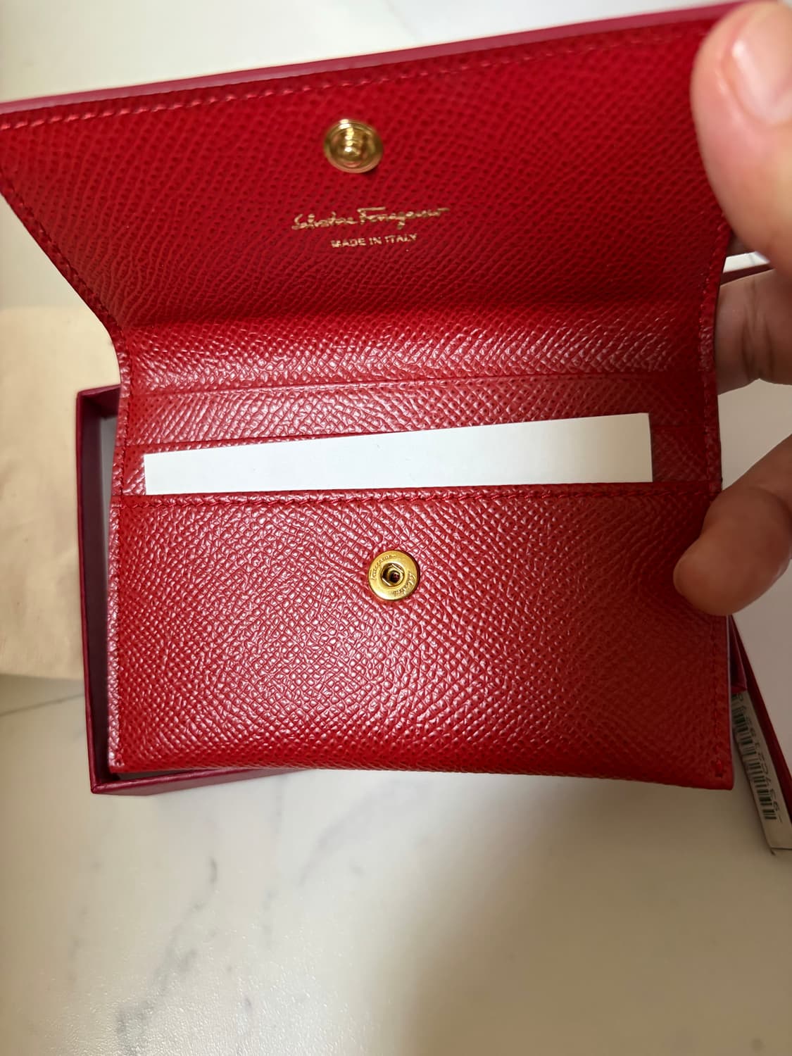 [새상품] 페레가모  바라 보우 카드지갑 상품이미지2