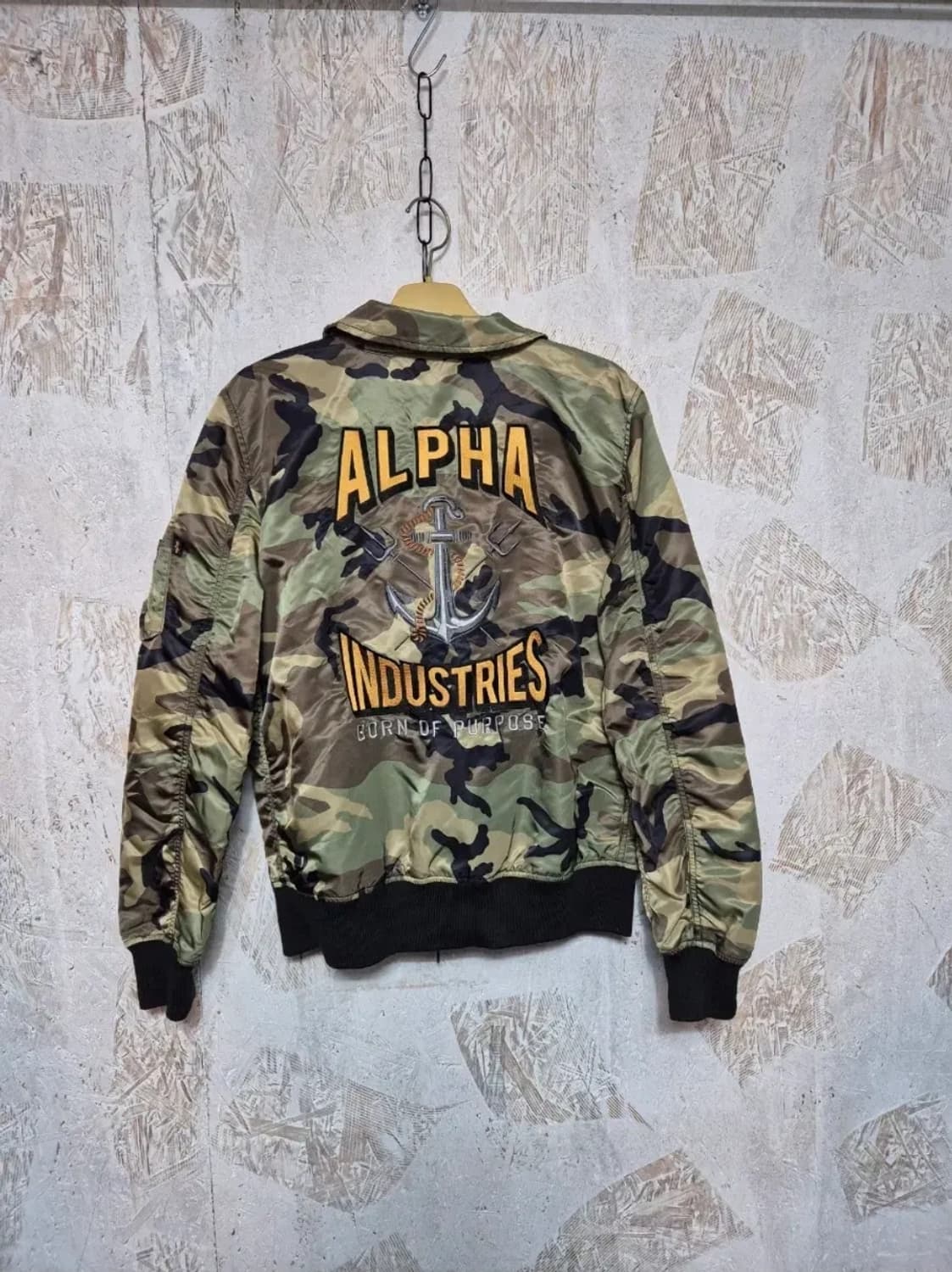 알파인더스트리 ma1 항공자켓 밀리터리 카모 상품이미지3